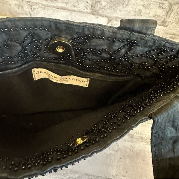 Graham Kandiah black beaded mini bag tote - Picture 4 of 8